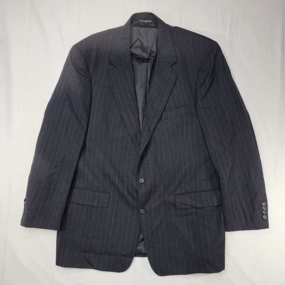 Palm Beach Blazer Men's Size 48 Tailored USA 100% Pure Wool Classic Fit Coat